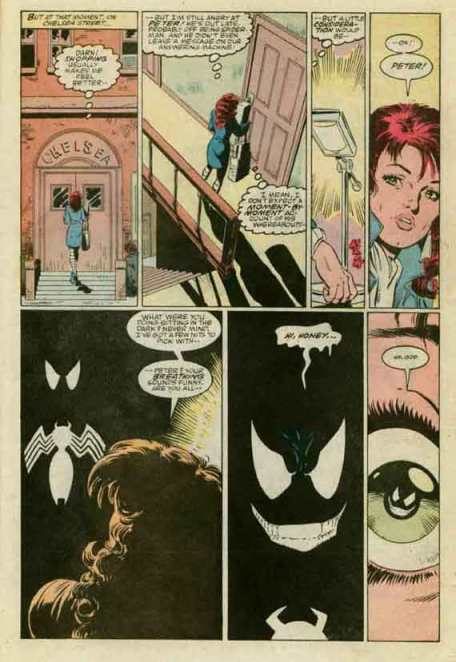 Mary Jane comes home to find.. Venom!  Amazing Spider-Man #299