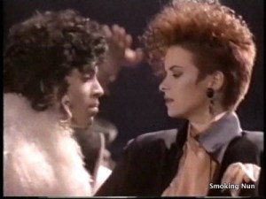 Prince. Sheena Easton. Not enough conditioner to go around!